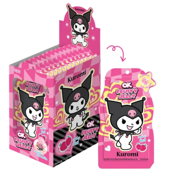 OK Kuromi Lychee Fruity Jelly 1pc/ OK Kuromi ličī augļu želeja 1gb Aiyike Melody