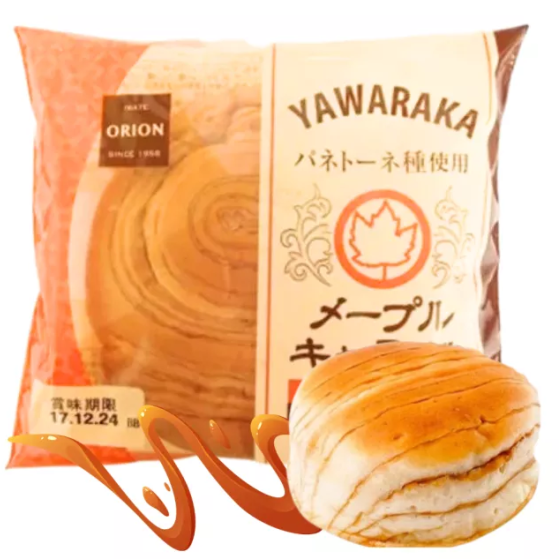 ORION Maple Caramel Bread 90g/ ORION kļavu karameles maize 90 g