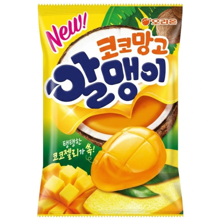 Orion Coco & Mango Gummy 67g/ Orion želejkonfektes ar kokosriekstu un mango garšu 67 g Oishii Asian Mart