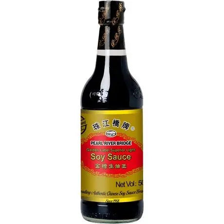 PRB Light Soy Sauce 500 ml/ PRB gaišā sojas mērce, 500 ml PRB