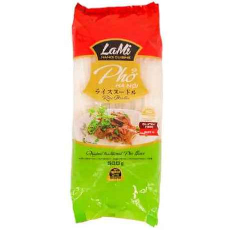Pho Rice Noodles 4mm 500g/ Pho Rīsu Nūdeles 4mm 500g