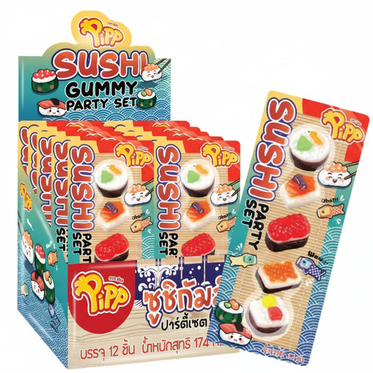 Pipp Sushi Gummy 14,5g/ Pipp suši želejkonfektes 14,5 g Oishii Asian Mart