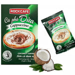 ROCKCAFE Coconut Cappuccino Coffee 30g/ ROCKCAFE Kokosriekstu kapučīno kafija 30 g Oishii Asian Mart