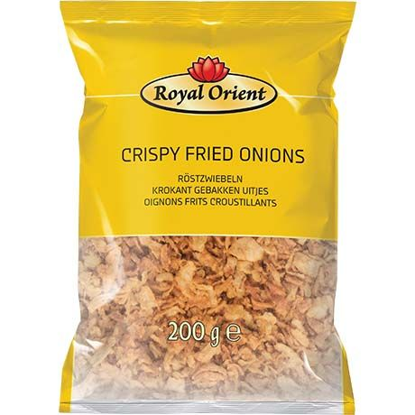 ROYAL ORIENT Fried Onions 200 G/ ROYAL ORIENT cepti sīpoli, 200 g Oishii Asian Mart