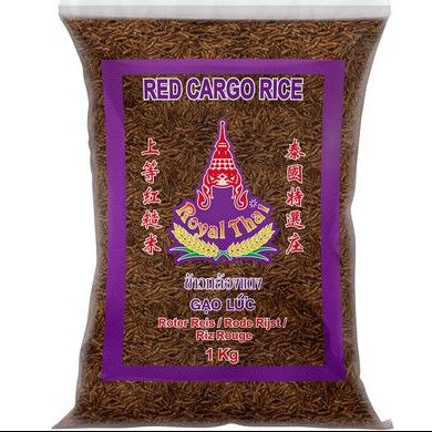 ROYAL THAI Red Rice 1 KG/ ROYAL THAI sarkanie rīsi, 1 kg Oishii Asian Mart