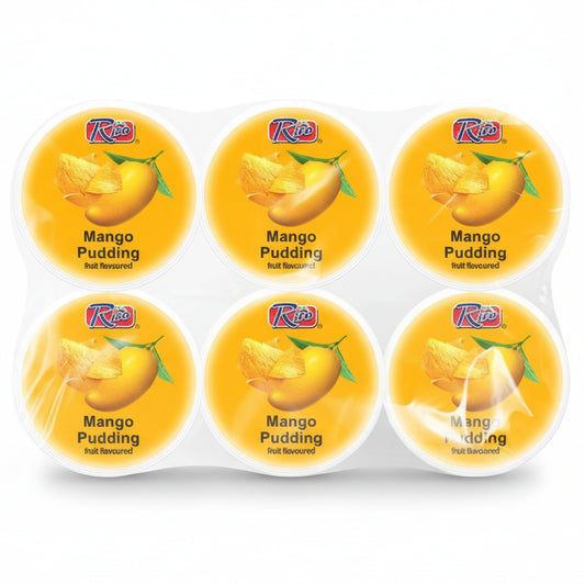 Rico Mango Pudding With Nata De Coco (6x65g)/ Rico mango pudiņš ar nata de coco (6×65 g) Rico