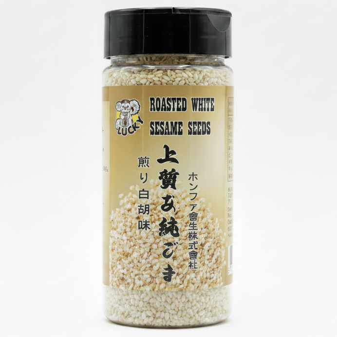 Roasted White Sesame Seeds 120g/ Grauzdētas Baltās Sezama Sēklas 120g SANFENG