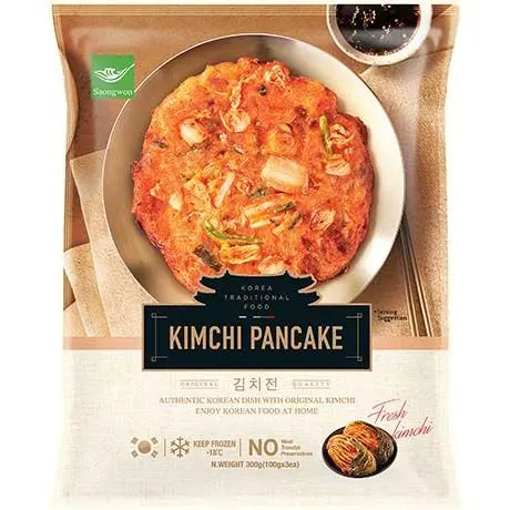 ❄️ SAONGWON Kimchi Pancake 3 PCS/ SAONGWON kimči pankūkas, 3 gab.