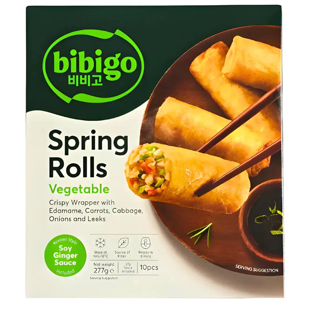 BIBIGO Spring Roll Vegetable 250 G/ BIBIGO pavasara rullīši ar dārzeņiem, 250 g - Oishii Asian Mart
