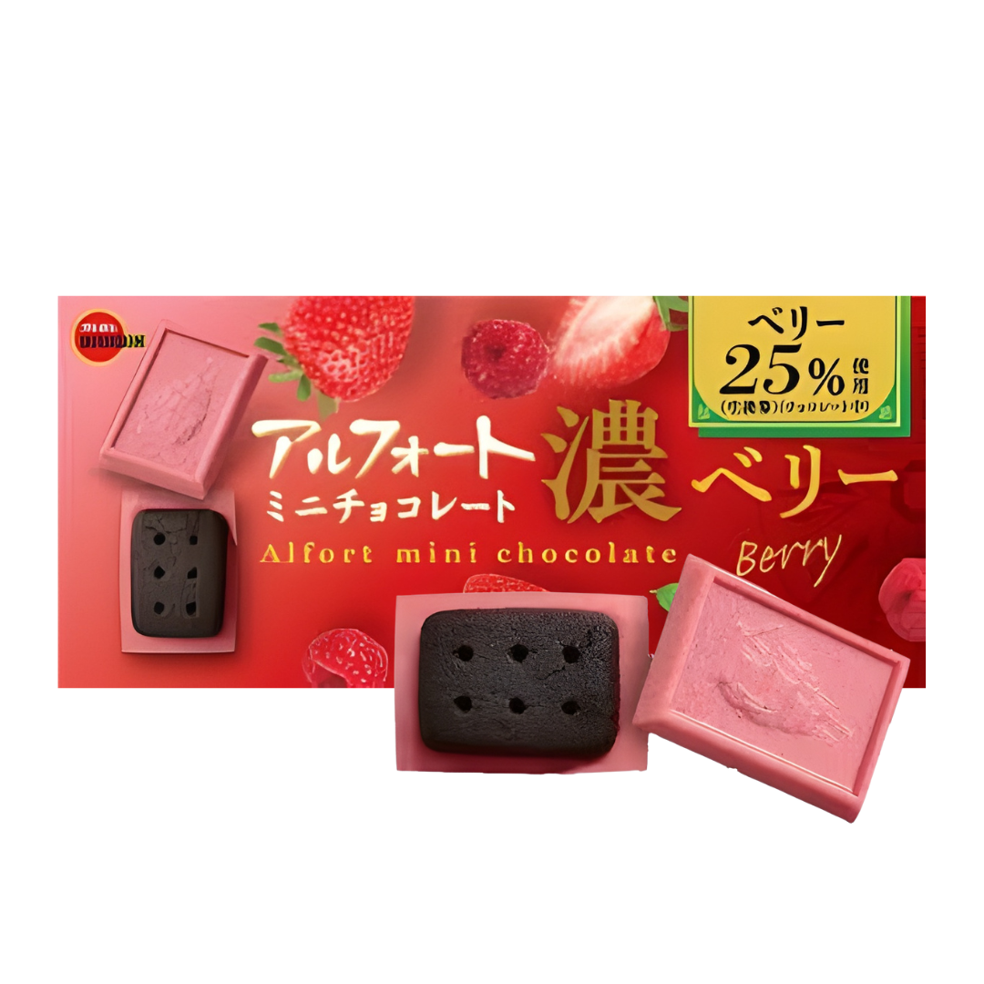 Bourbon Alfort Mini Chocolate Dark Berry 60g/ Mini šokolāde ar tumšajām ogām, 60 g