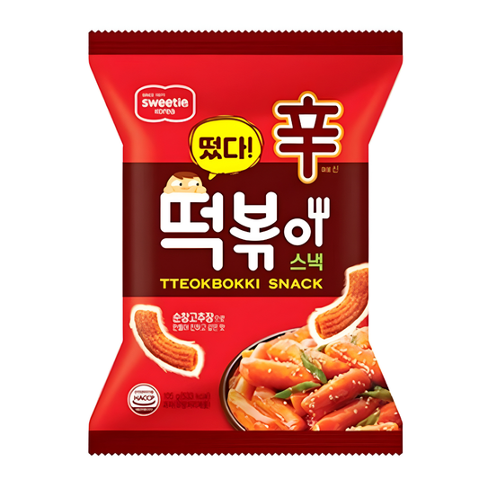 Sweetie Tteokbokki Snack 105g/ Sweetie tteokbokki uzkoda, 105g