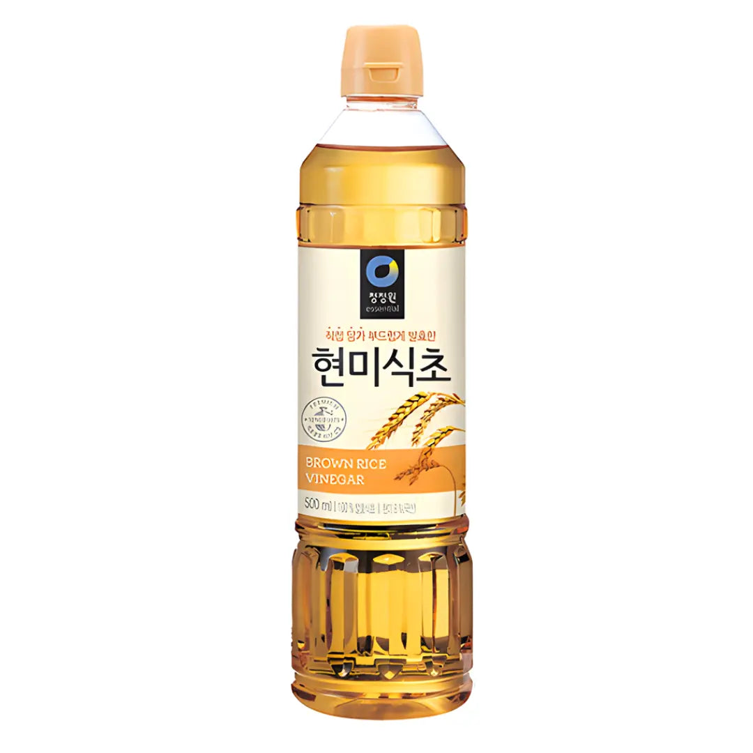CJW Brown Rice Vinegar 500ml/ CJW brūno rīsu etiķis, 500 ml - Oishii Asian Mart