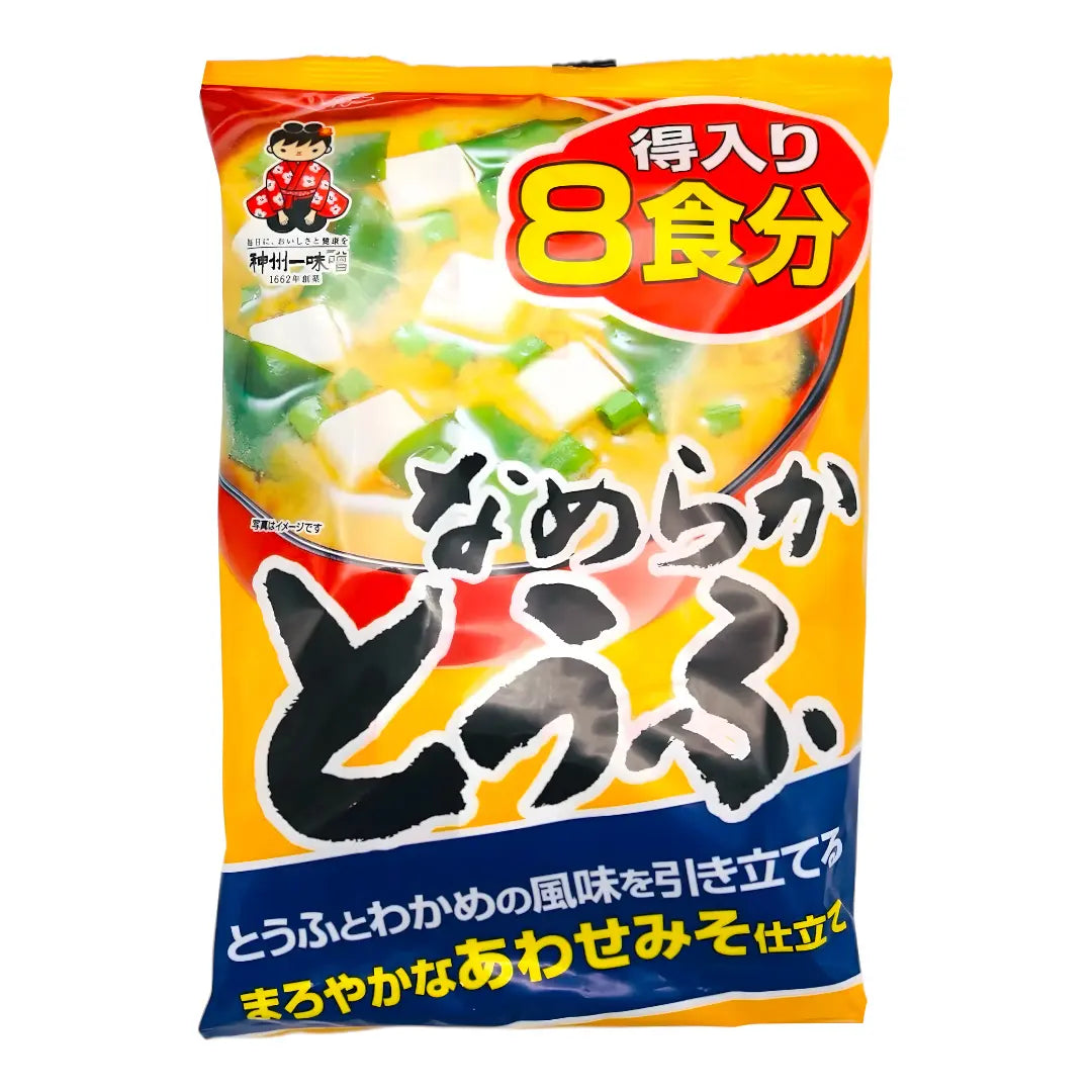 Shinsyu Ichi nstant Miso soup Tofu (8 portions) 151,2g/ tūlītējā miso zupa ar tofu (8 porcijas), 151,2 g - Oishii Asian Mart