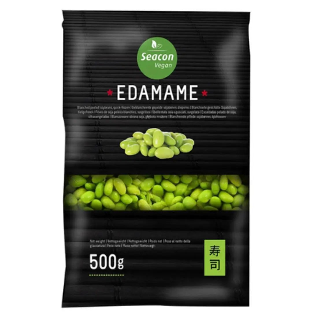 Frozen Edamame Beans 500g/ Saldētas edamame sojas pupiņas, 500g - Oishii Asian Mart