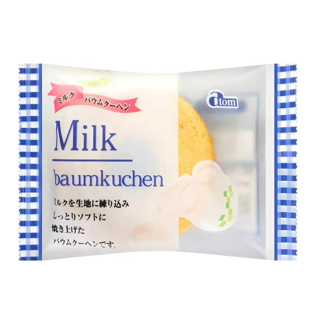 HOSODA Mini Milk Baumkuchen 80g/ HOSODA mini piena Baumkuchen kūka 80g - Oishii Asian Mart