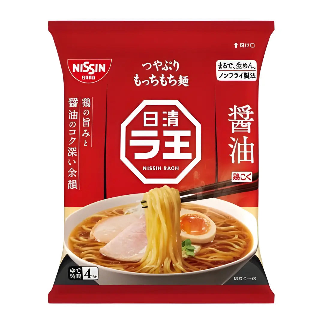 Nissin RAOH Soy Sauce 303g/ Nissin RAOH nūdeļu zupa ar sojas mērci, 303 g - Oishii Asian Mart