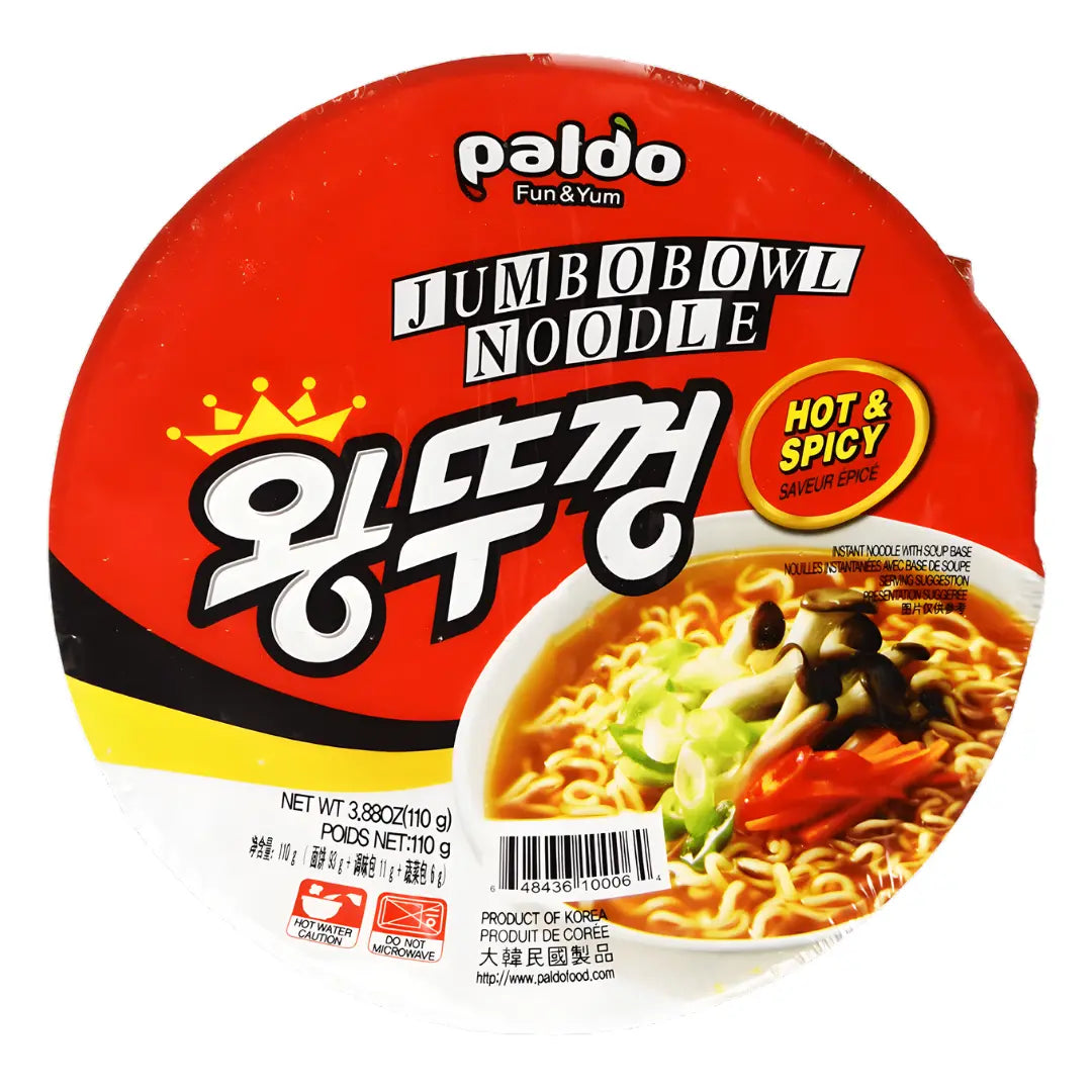Paldo Big Noodle Bowl 110g/ Paldo lielā nūdeļu bļoda, 110 g - Oishii Asian Mart