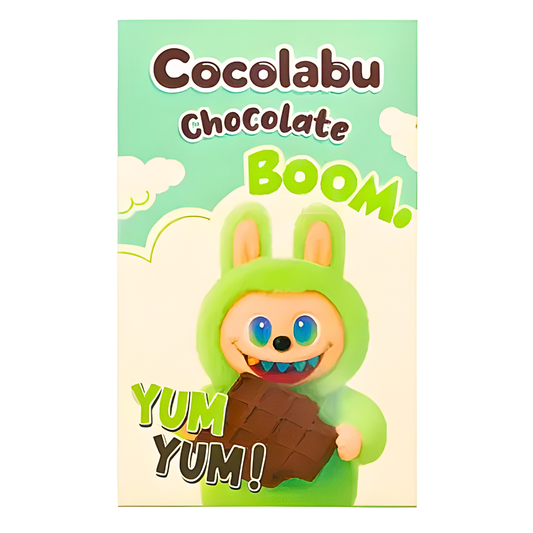 Pieninis šokoladas žalias CocoLabu Labubu 70g/ Green CocoLabu Labubu piena šokolāde 70g