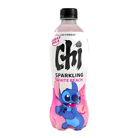 Chi Forest Lilo &amp; Stitch White Peach putojantis gėrimas 480ml/ Baltā persika gāzēts dzēriens 480ml