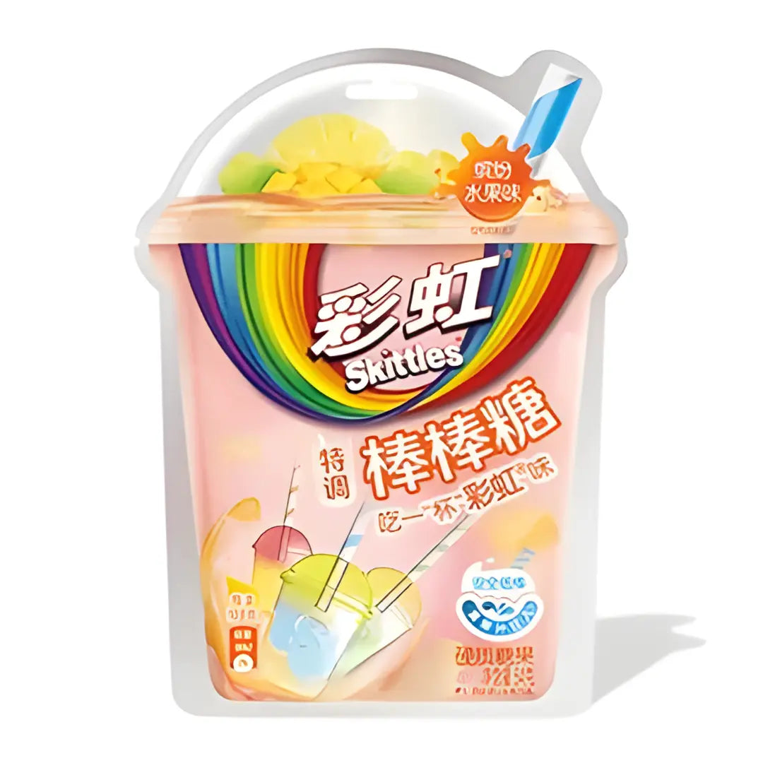 Skittles Real Fruit Lolipop 432g/ Skittles īsto augļu lípops 432g - Oishii Asian Mart