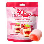 QLove Raspberry Custard 120g/ QLove Avenes krēma moči 120g - Oishii Asian Mart