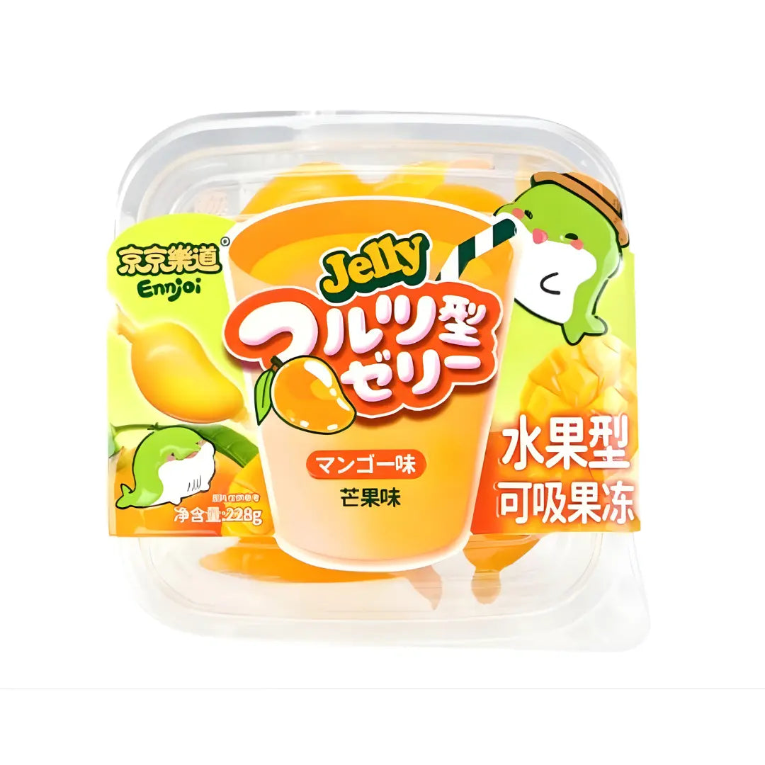 Ennjoi Mango Fruit Shaped Jelly 228g/ Ennjoi mango augļu formas želejas konfektes 228 g Ennjoi