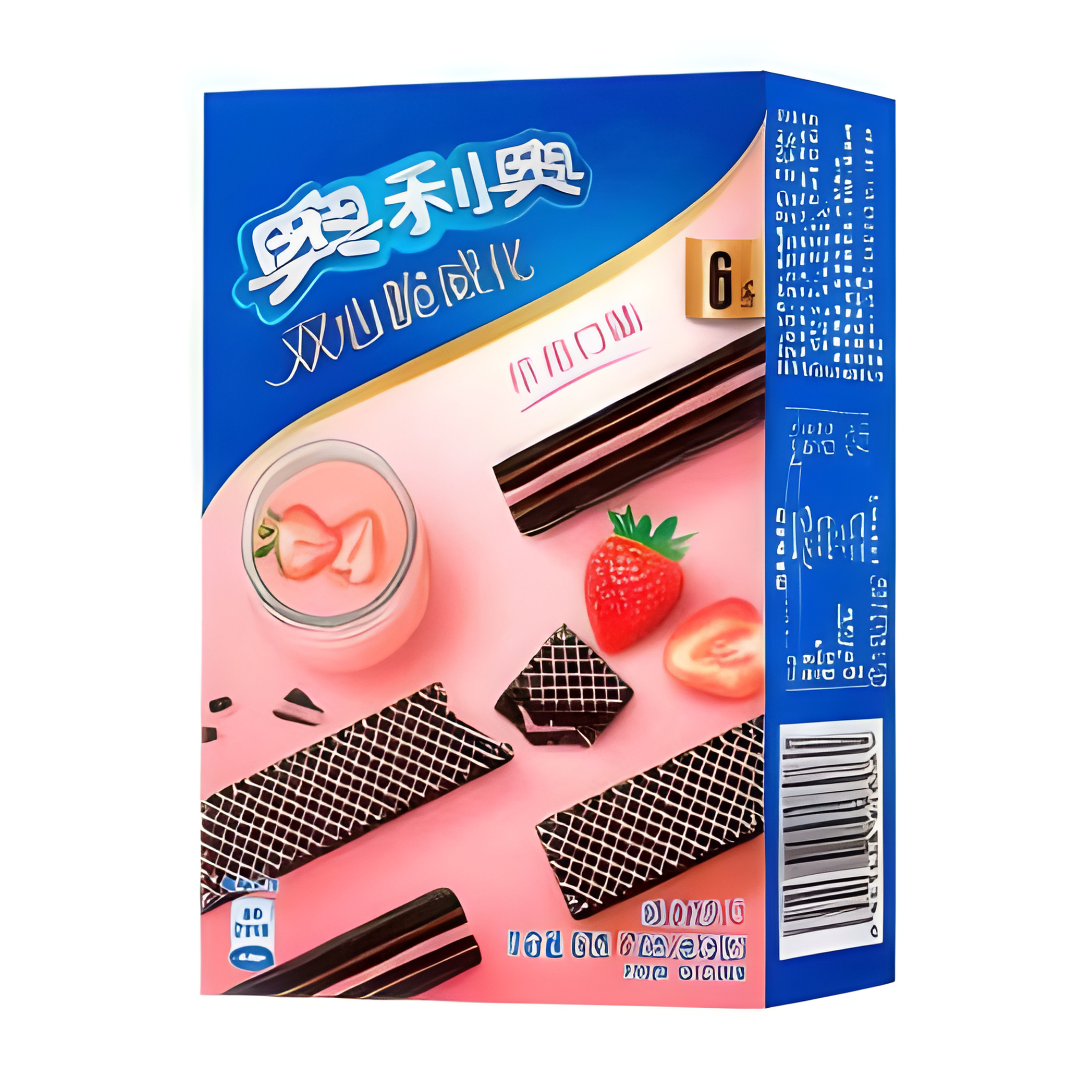 Oreo Waffles Strawberry 72g/ Oreo vafeles ar zemeņu pildījumu 72 g Oreo
