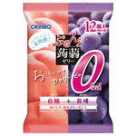 ORIHIRO Konjac Jelly Peach&Grape 216g/ ORIHIRO Konjac želeja ar balto persiku un vīnogām 216g ORIHIRO
