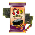 Tao Kae Noi Laver Smoked BBQ Seaweed 4g (3 pieces)/ Laveru jūraszāles ar kūpināta BBQ garšu 4g (3 gabs) - Oishii Asian Mart