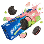 Oreo Grape & Peach Creme 97g/ Oreo cepumi ar vīnogu un persiku krēma pildījumu 97 g Oreo