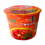 UNIF Instant Cup Noodles Roasted Beef Flavor 110g/ UNIF Ātrās nūdeles krūzītē ar ceptas liellopa gaļas garšu 110g