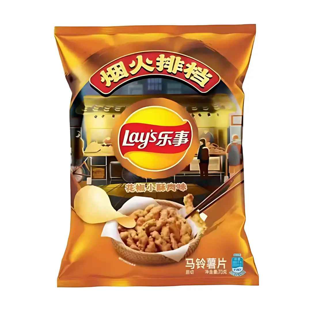 Lay's kartupeļu čipsi ar Sičuaņas piparu un gaļas garšu 70 g
