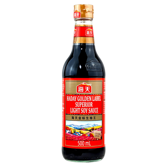 Haday Superior Light Soy Sauce 500ml/ Haday Gaišā sojas mērce 500ml (Ķīna) Sempio