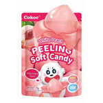 Peelable White Peach Gummies 75g/ Mizojamās Persika Želejkonfektes 75g