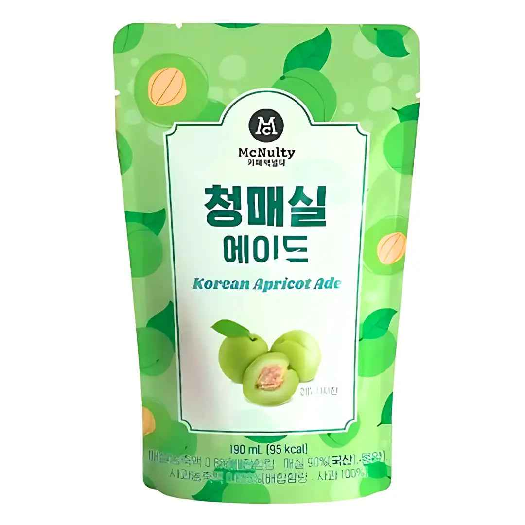 MCNULTY Korean Apricot Ade 190ml/ MCNULTY Korejiešu abrikosu dzēriens 190ml