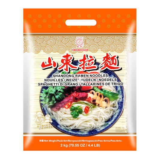 SHANDONG Ramen Noodle 2kg/ SHANDONG Ramen nūdeles 2kg Oishii Asian Mart