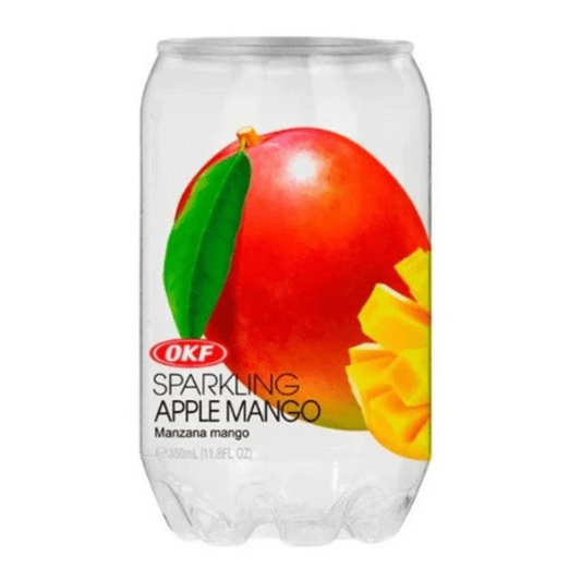 OKF Sparkling Apple Mango Drink 350ml/ OKF Gāzēts Abolu Mango Dzēriens 350ml (Koreja) OKF