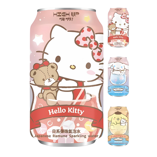 High Up Ramune Sanrio Oriģinālais Gāzētais Ūdens 330 ml (Taivāna) High Up