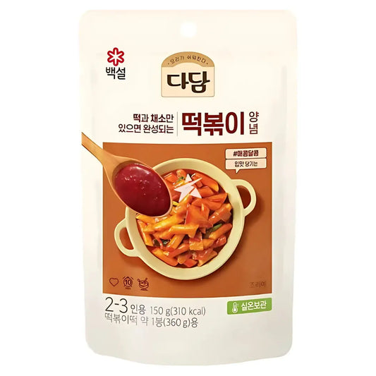 CJ Beksul Red Pepper Sauce for Tteobokki 150g/ CJ Beksul Sarkanā Piparu Mērce Tteokbokki 150g - Oishii Asian Mart