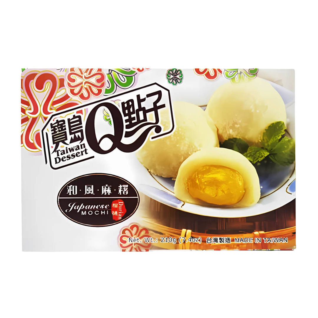 Q-BRAND Durian Mochi 210g/ Q-BRAND durianu moči 210g