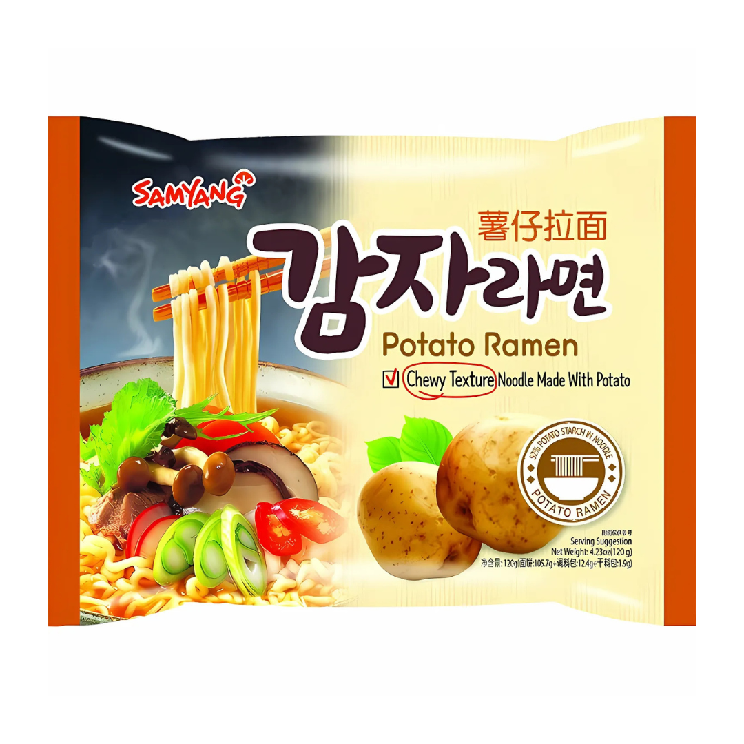 Samyang Potato Ramen 120g/ Samyang kartupeļu ramen, 120 g