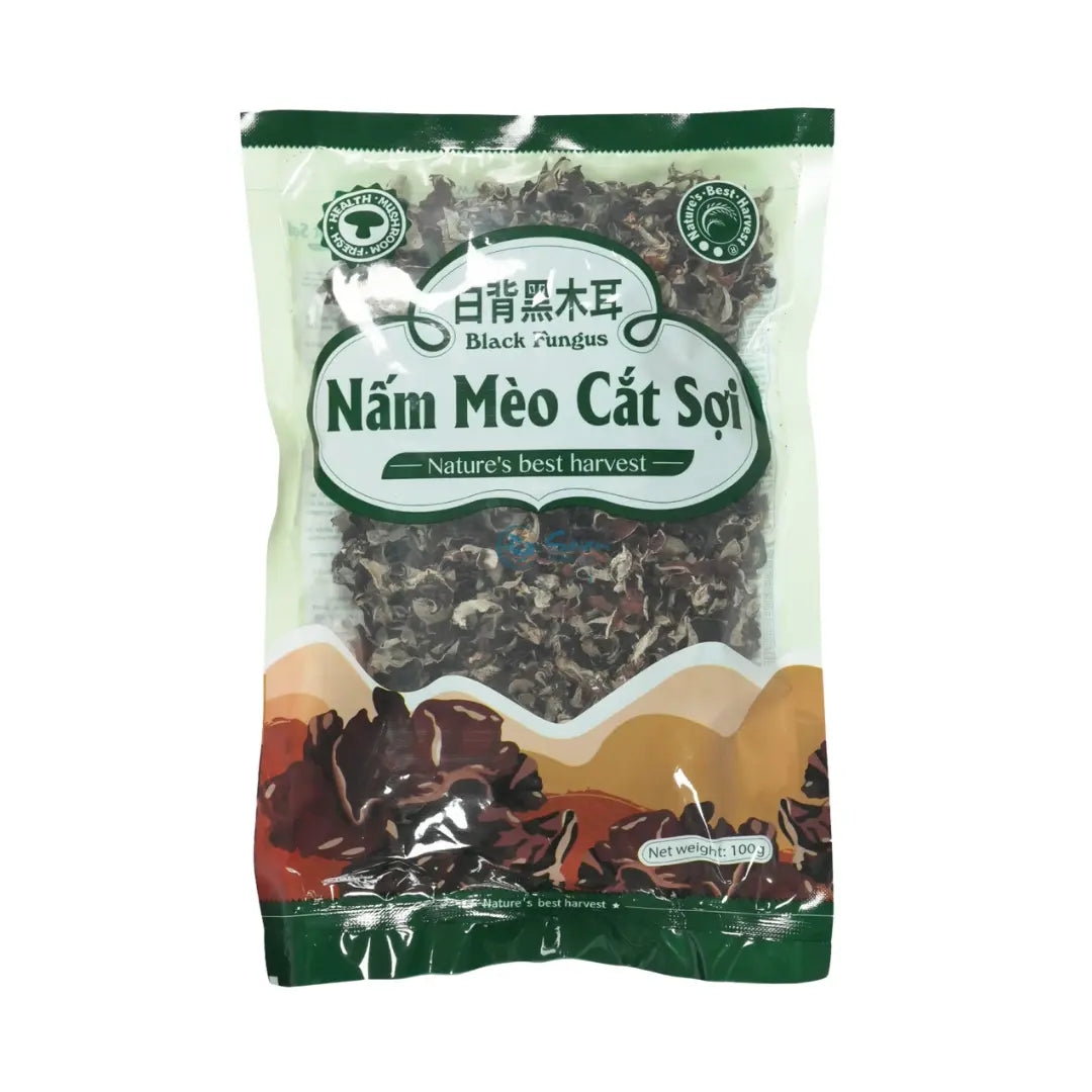 NBH Black Fungus 100g/ NBH Melnās Koksnes Sēnes 100g - Oishii Asian Mart