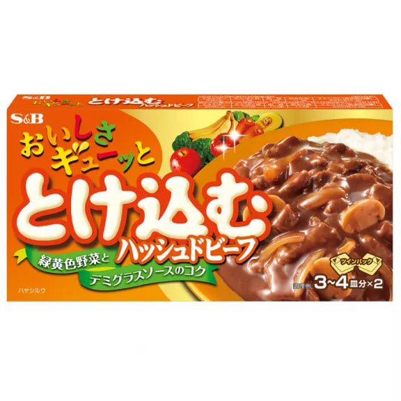 S&B Curry Paste With Demiglace 140g/ S&B karija pasta ar demi-glace mērci 140 g