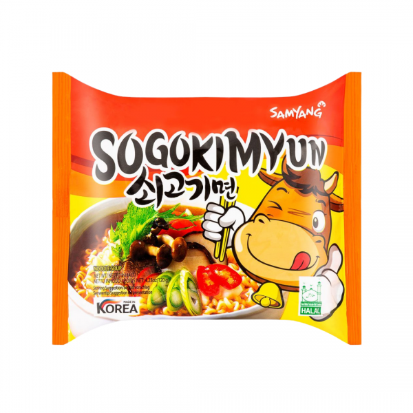 SamYang sogokimyun ātri pagatavojama nūdeļu zupa 120gr/ SamYang sogokimyun ātri pagatavojama nūdeļu zupa 120gr