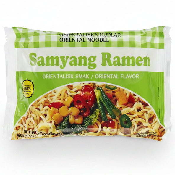 Samyang Ramen Oriental Flavor 85g/ Samyang ramen nūdeles ar austrumu garšu 85 g Oishii Asian Mart