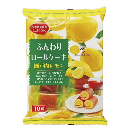 Yamauchi Milk Roll Lemon 140g/ Yamauchi piena ruletes kūka ar citronu 140g