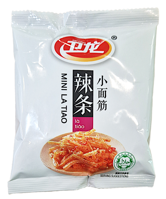 Wei Long Mini Latiao Hot &amp; Spicy 60g/ Wei Long Mini Latiao Asi pikants 60g