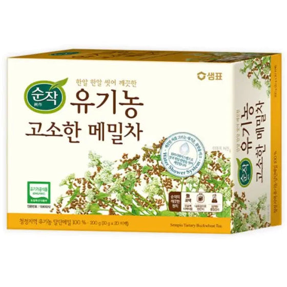 Sempio Tartary Buckwhear Tea (10g*20pcs) 200g/ SEMPIO tatāru griķu tēja (10 g × 20 paciņas) 200 g Oishii Asian Mart
