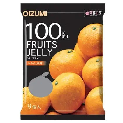Shimonita 100% Juice Jelly Orange Flavor 150 g/ Shimonita želeja ar 100% apelsīnu sulu 150 g Oishii Asian Mart