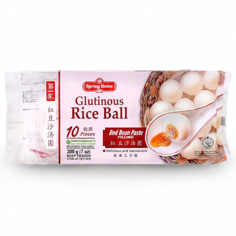Spring Home Glutinous Rice Ball Red Bean 200g/ SPRING HOME lipīgo rīsu bumbiņas ar sarkano pupiņu pildījumu 200 g